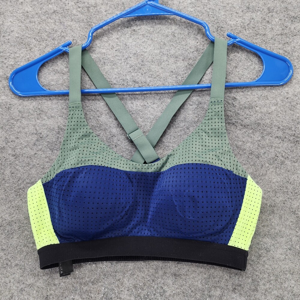 Victoria Secret Sports Bra Womens 32C Lightweight Green Blue